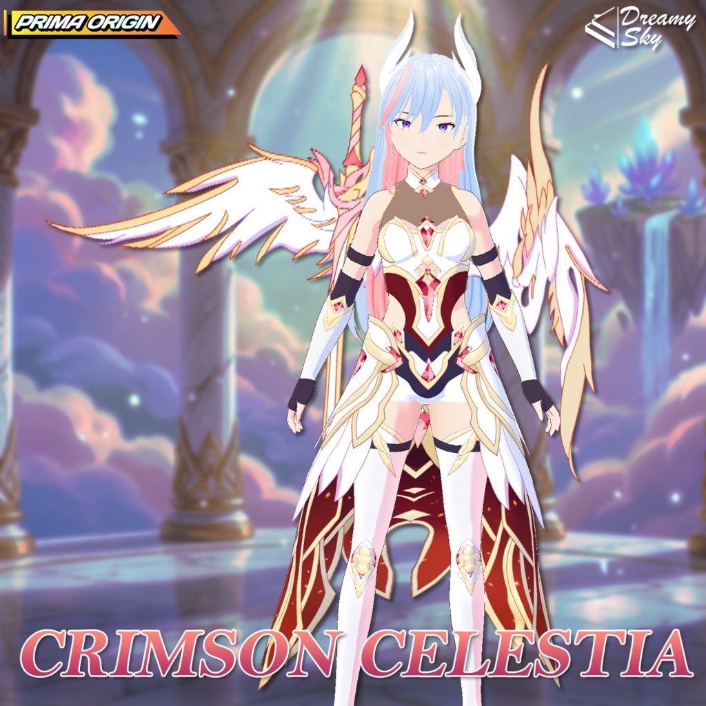 🌌 Celestial Legacy - Series 01 | Angelic Heaven Outfit Set for VRoid 🕊️
