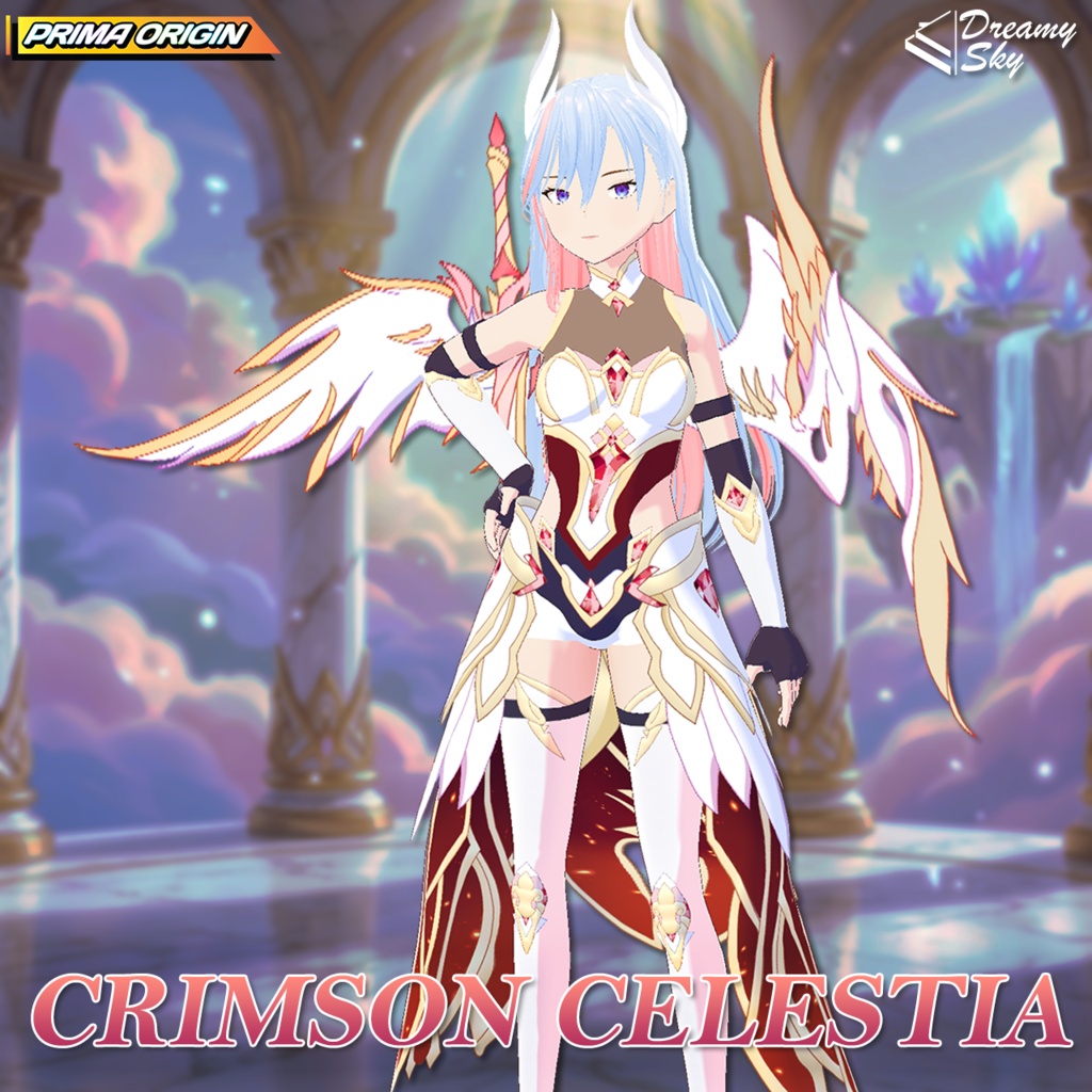🌌 Celestial Legacy - Series 01 | Angelic Heaven Outfit Set for VRoid 🕊️