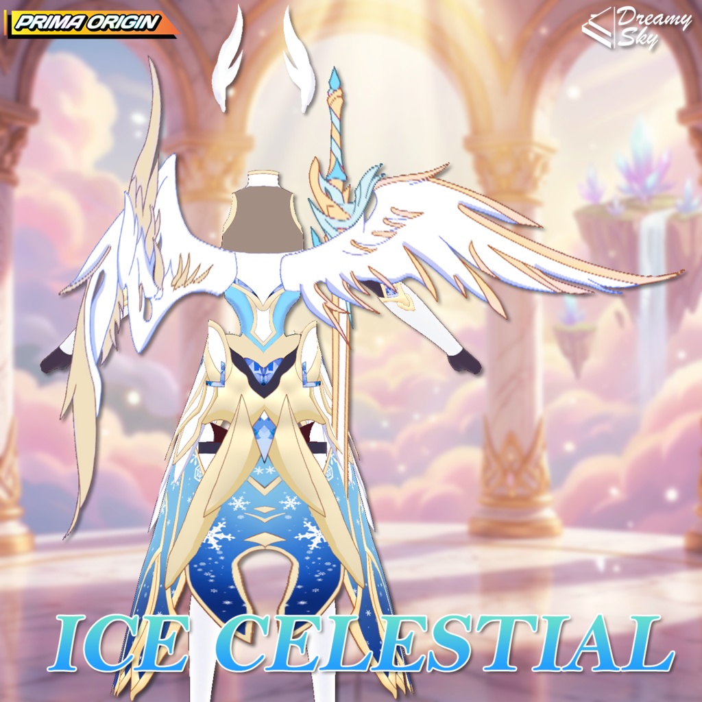 🌌 Celestial Legacy - Series 01 | Angelic Heaven Outfit Set for VRoid 🕊️