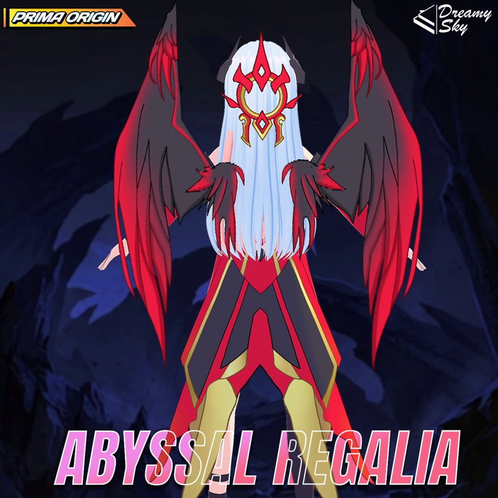 🔥 Abyssal Regalia | Demon Lord Outfit Set for VRoid 👹