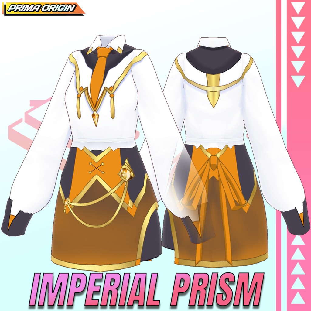 【無料/FREE】Imperial Prism / インペリアル・プリズム衣装セット【VRoid正式版 / 8色展開】