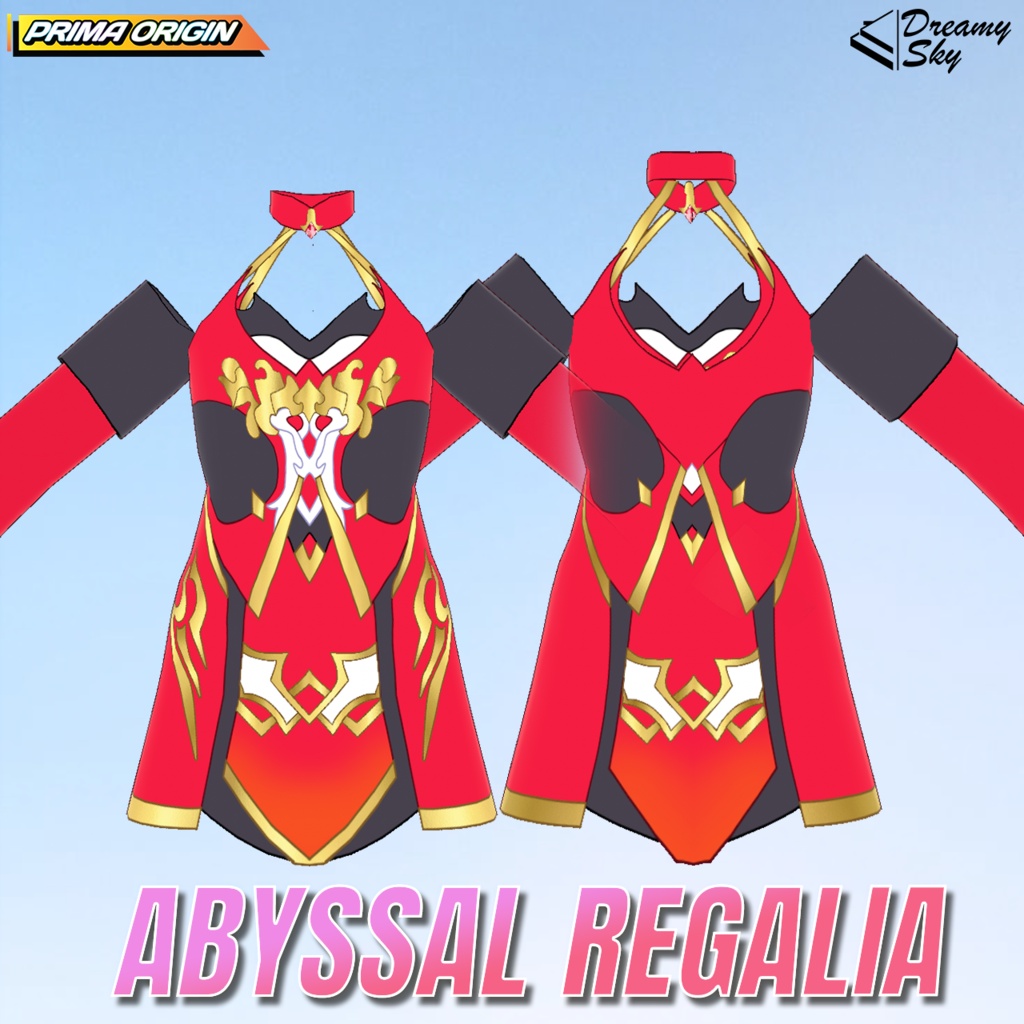 🔥 【VRoid正式版】Infernal Regalia Series / インフェルナル・レガリア フルセット【3種セット / 3色展開】 🔥