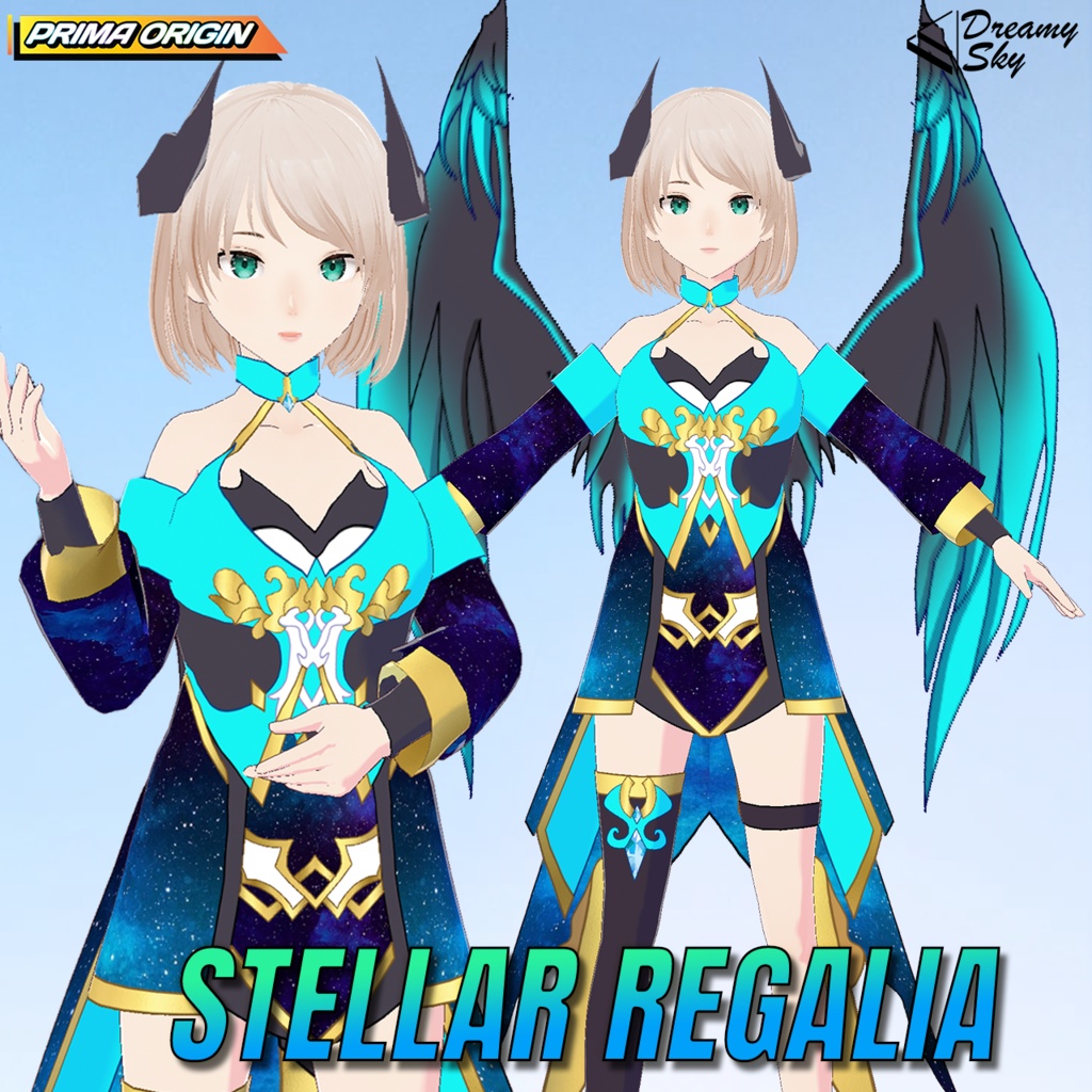 🔥 【VRoid正式版】Infernal Regalia Series / インフェルナル・レガリア フルセット【3種セット / 3色展開】 🔥