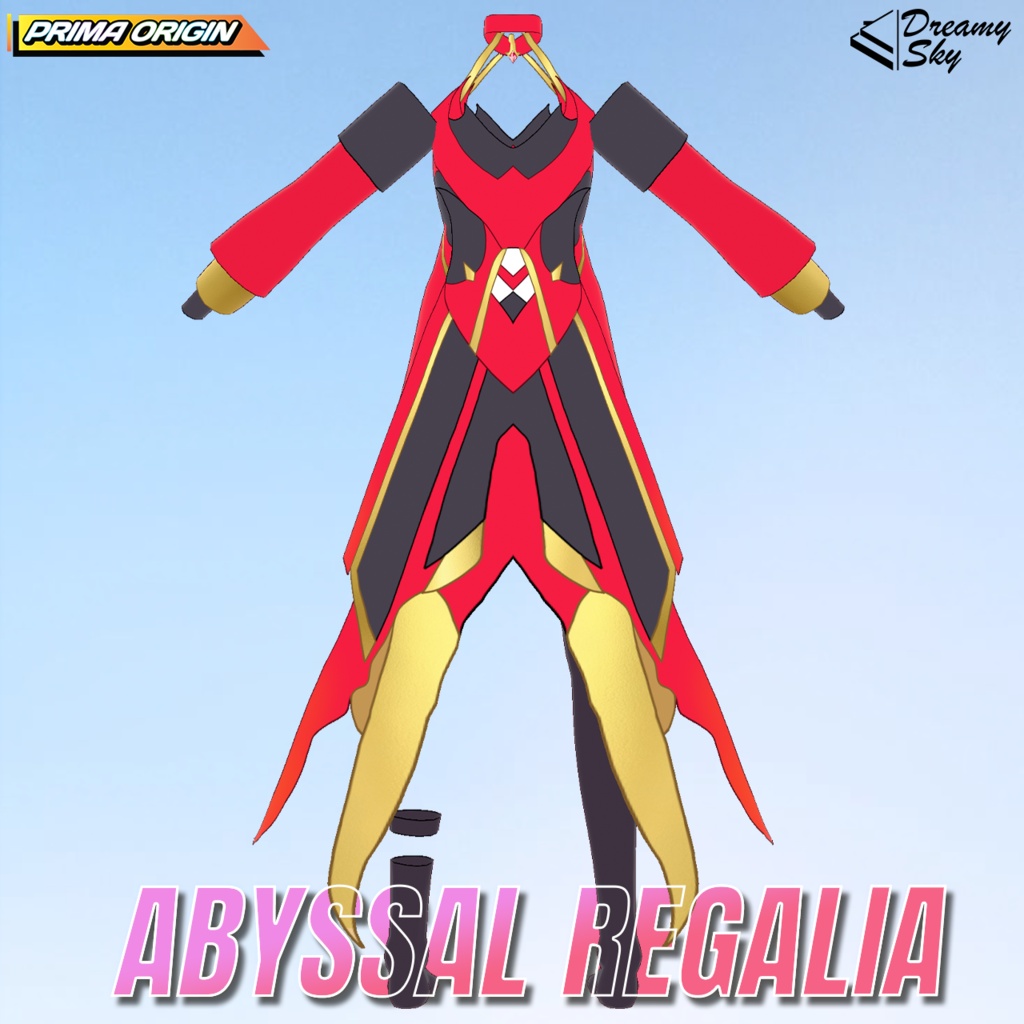 🔥 【VRoid正式版】Infernal Regalia Series / インフェルナル・レガリア フルセット【3種セット / 3色展開】 🔥