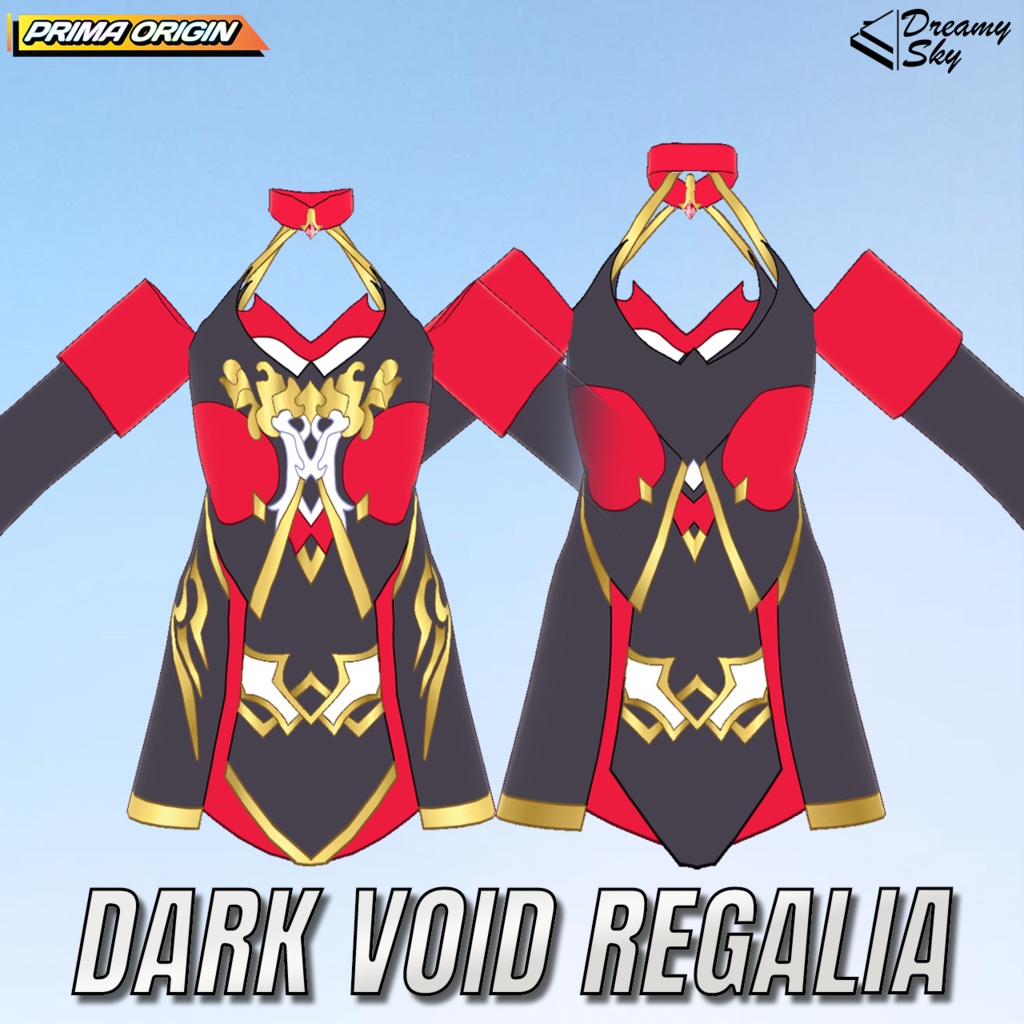 🔥 【VRoid正式版】Infernal Regalia Series / インフェルナル・レガリア フルセット【3種セット / 3色展開】 🔥