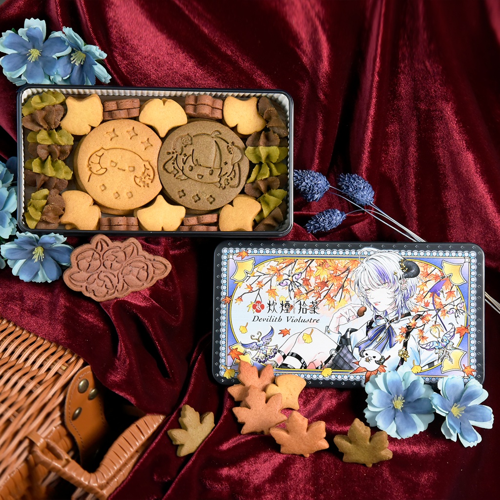 【炊煙拾茶xDevilith Violustre】✿紅葉狩|六味巡楓✿クッキー缶