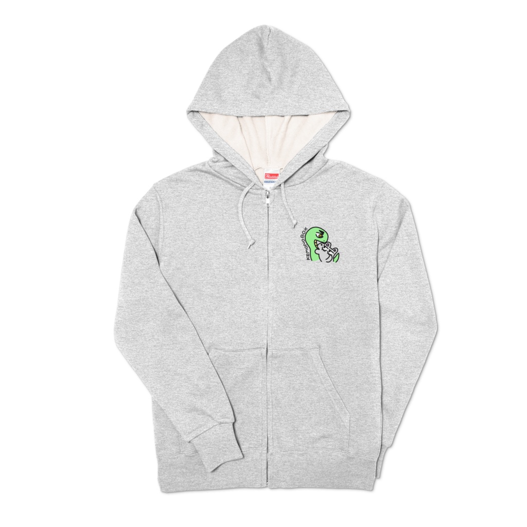 ヘビガブジップパーカー