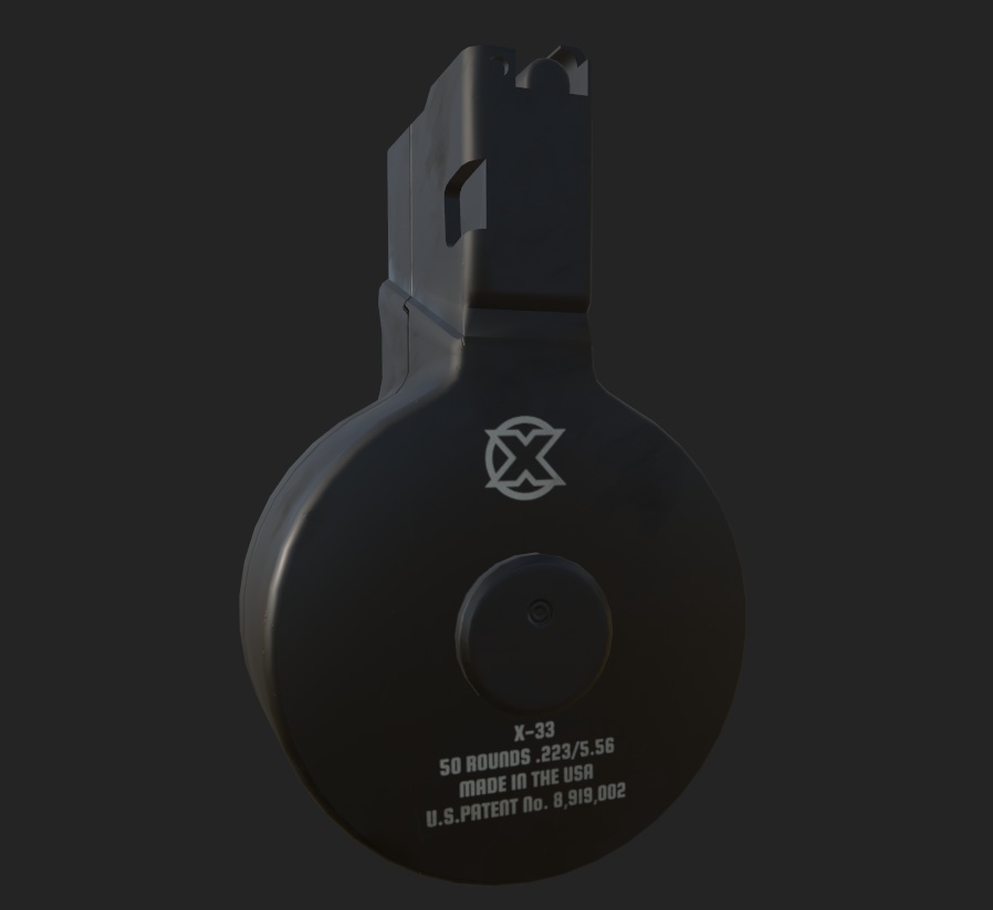 HK33系用 X-33 50発ドラムマガジン