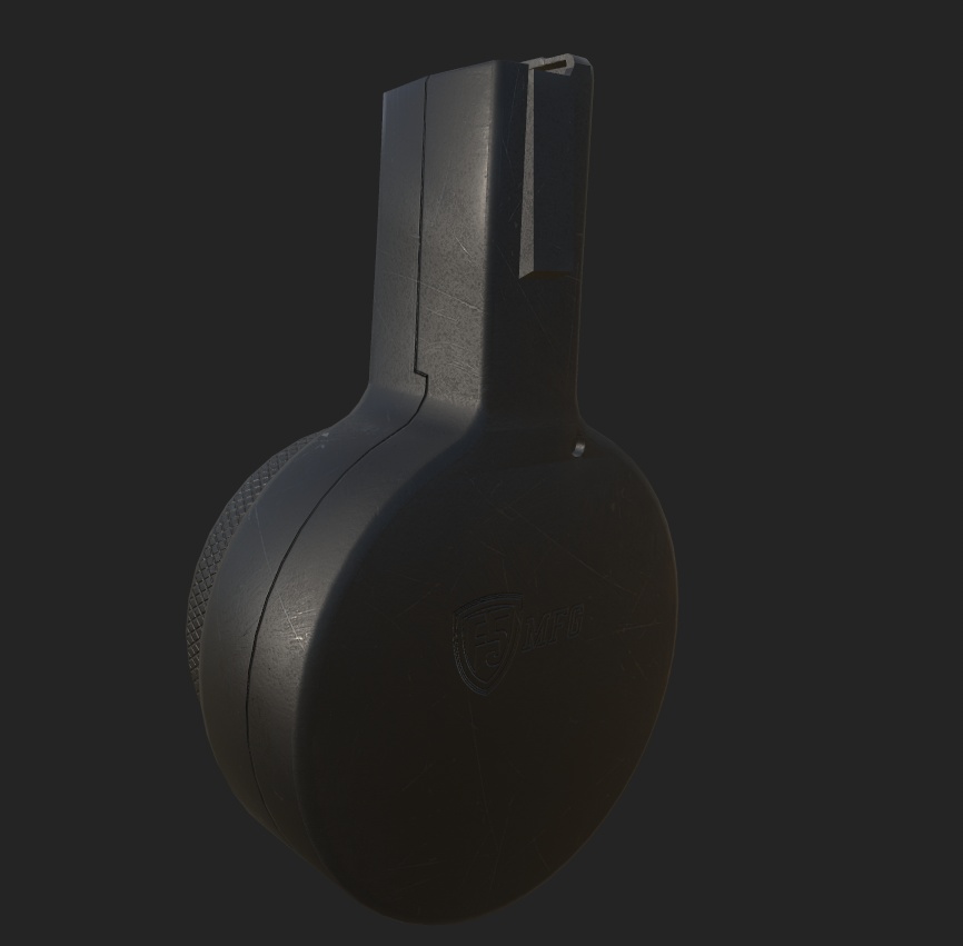 PP-19-01 Vityaz用 50発 ドラムマガジン