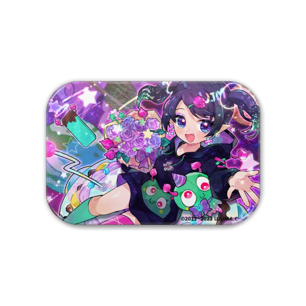 2023生誕祭缶バッジ【角丸76×51】