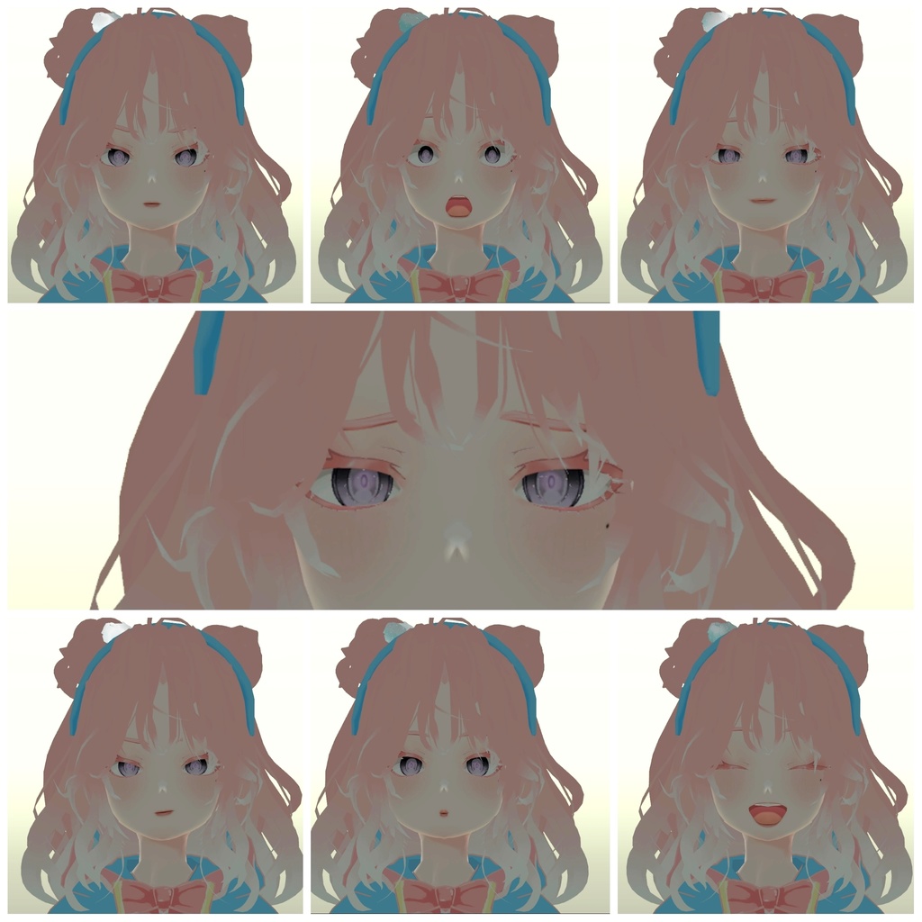 [vrchat avtar] pink girl  - cafebatluc - 6/6