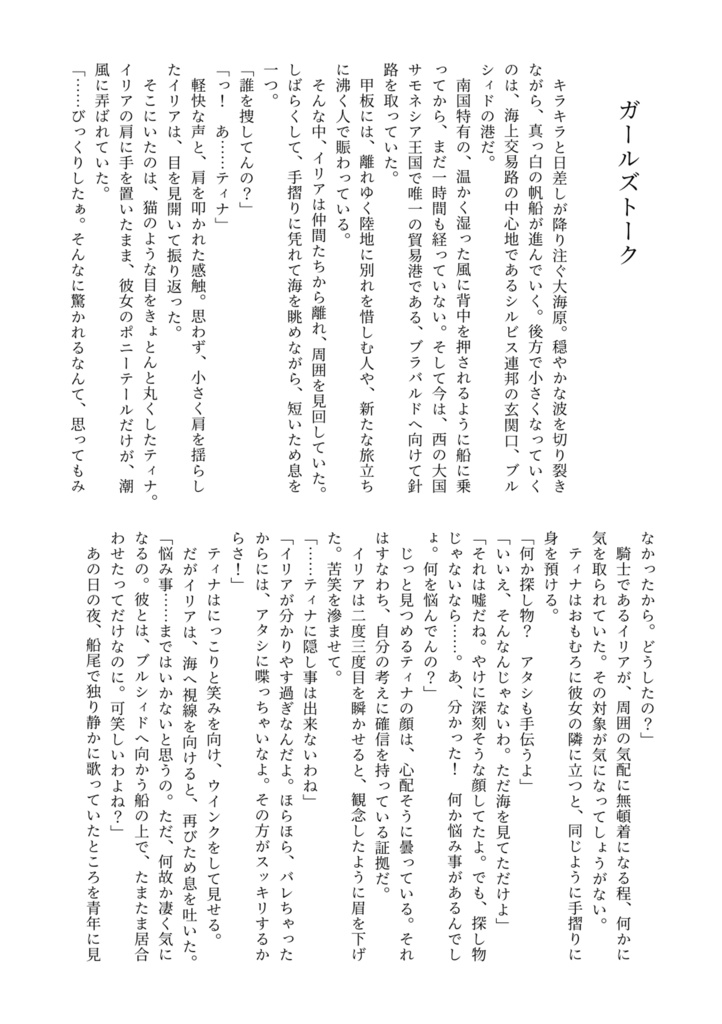 小説フリーペーパーセット