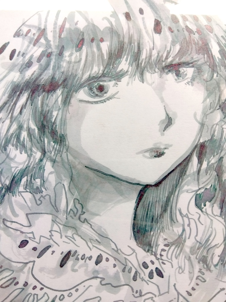 『さざめき』ドローイング原画