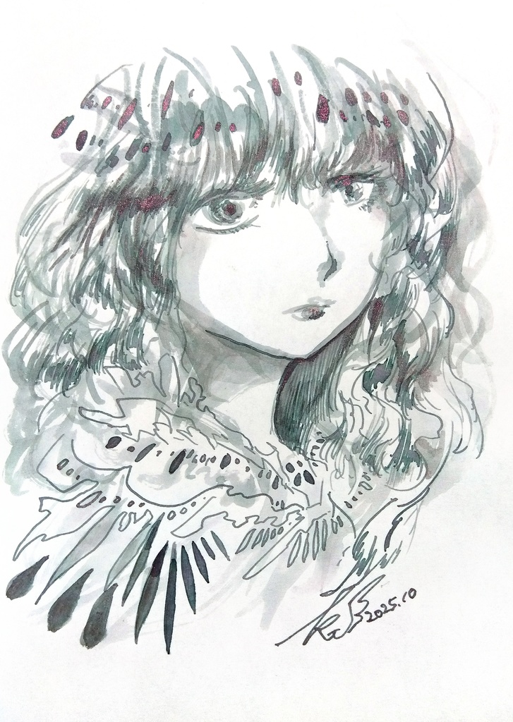 『さざめき』ドローイング原画