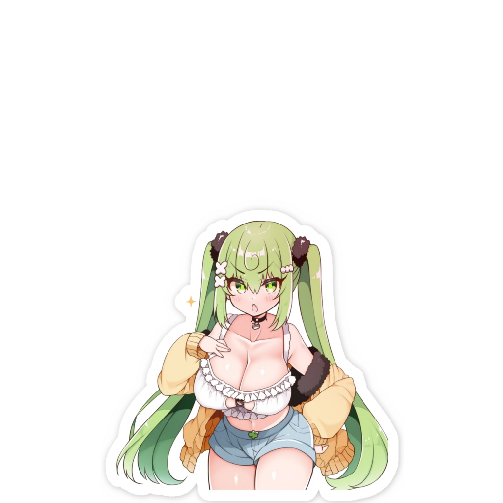 むつきステッカー等身夏