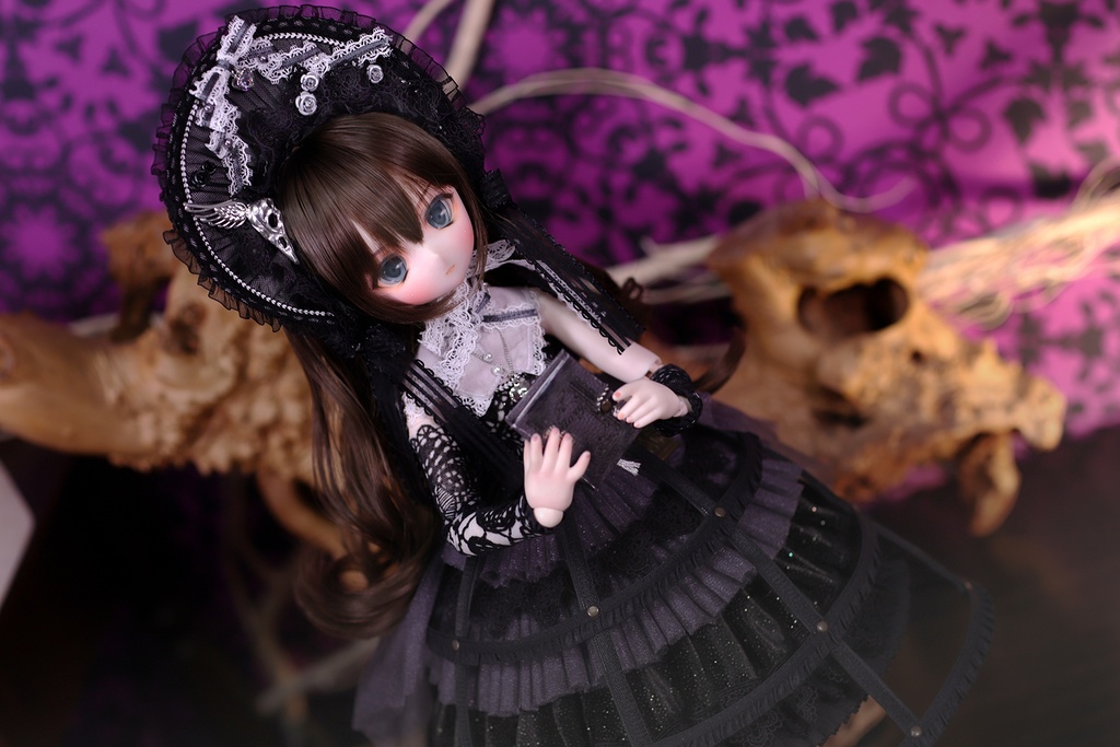 お嬢様ドレス -小夜啼鳥ゴシックブラック-