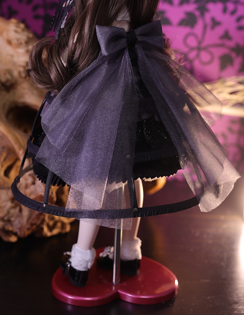 お嬢様ドレス -小夜啼鳥ゴシックブラック-