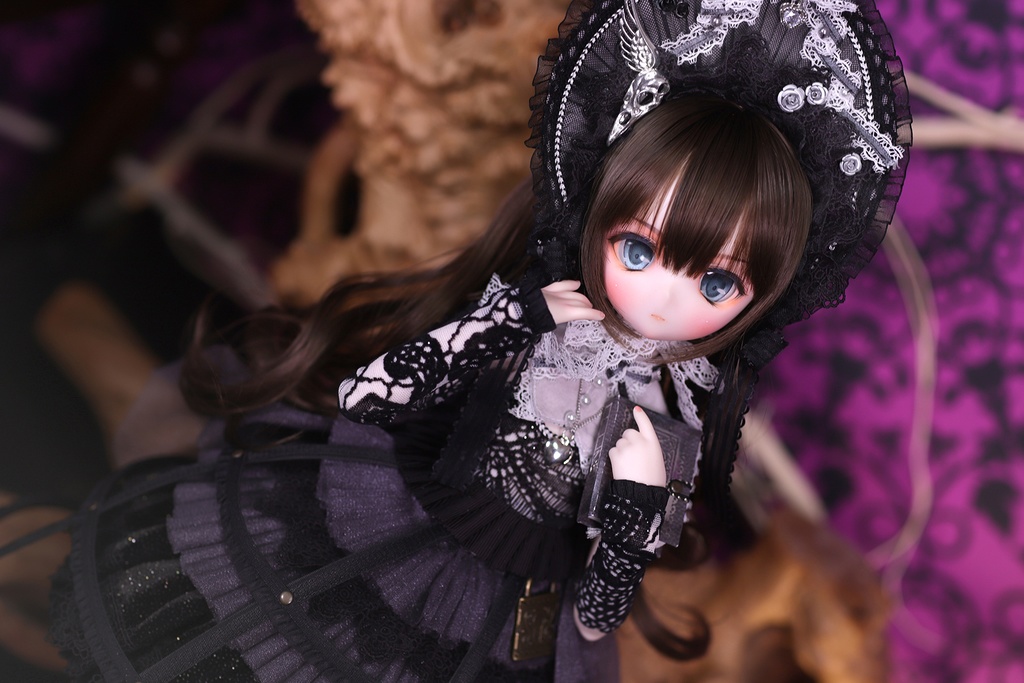 お嬢様ドレス -小夜啼鳥ゴシックブラック-