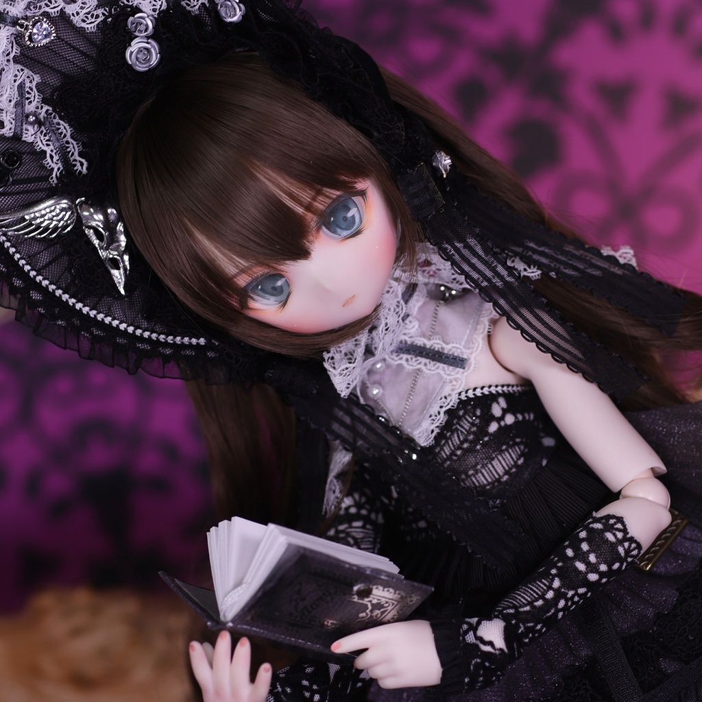 お嬢様ドレス -小夜啼鳥ゴシックブラック-