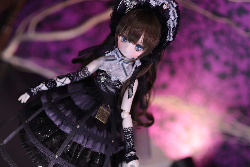 お嬢様ドレス -小夜啼鳥ゴシックブラック-