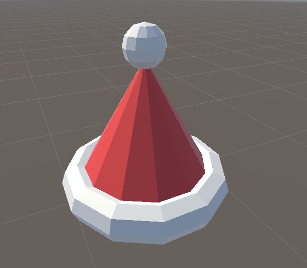 [3D Unity] Low_Poly Santa Hat
