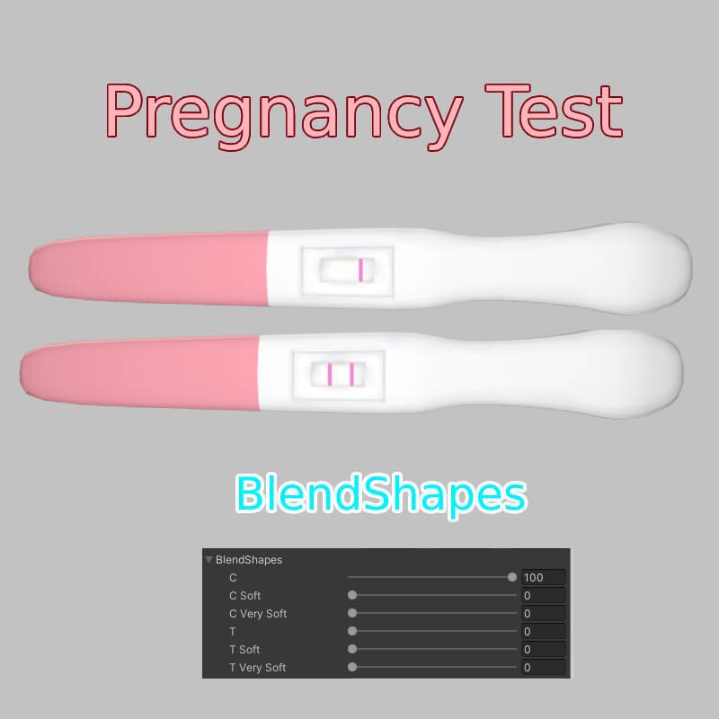 [3D Unity] [Modular Avatar] 妊娠検査薬 Pregnancy Test Kit 