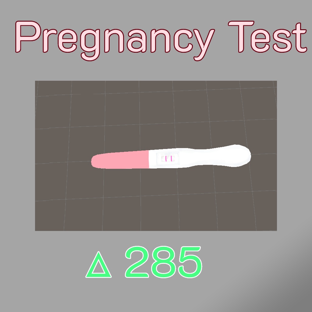 [3D Unity] [Modular Avatar] 妊娠検査薬 Pregnancy Test Kit 