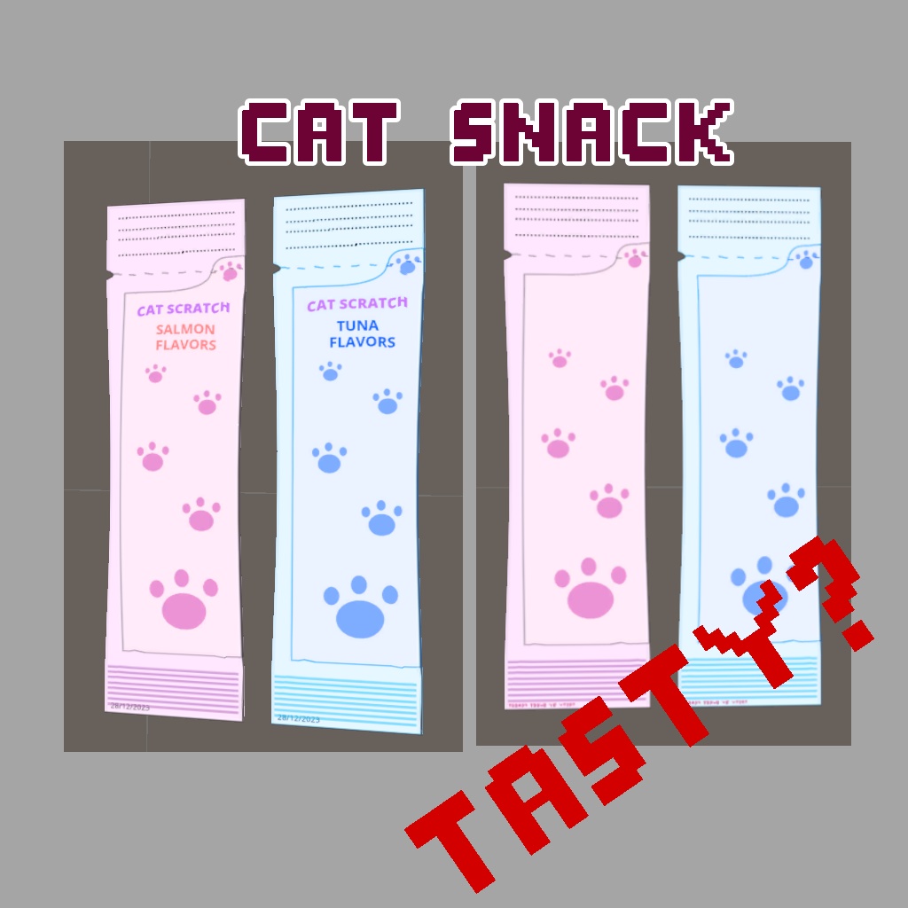 [3D Unity] [Modular Avatar] 猫用おやつ c Snack
