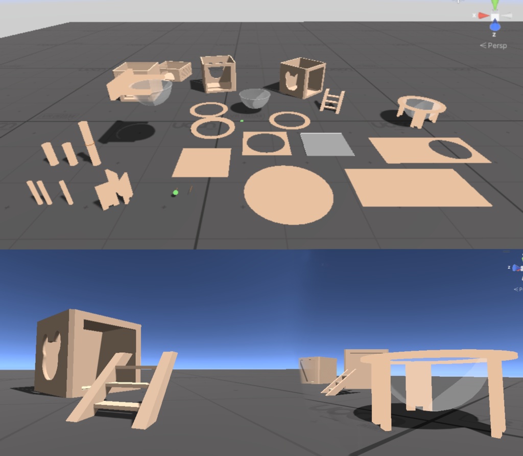【3D-Unity\VRChat】 CAT HOUSE DIY