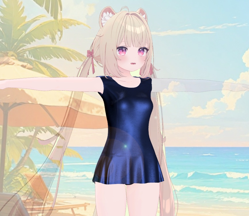 【VRChat】水着 Swimsuit Chiffon 