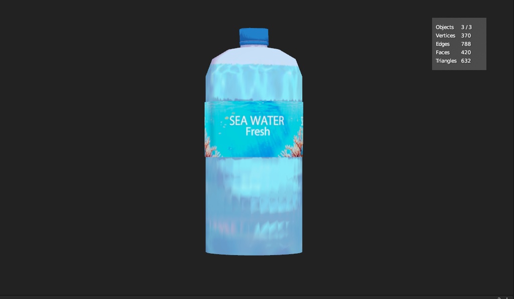 【VRChat】Bottle Of Water ペットボトル MA