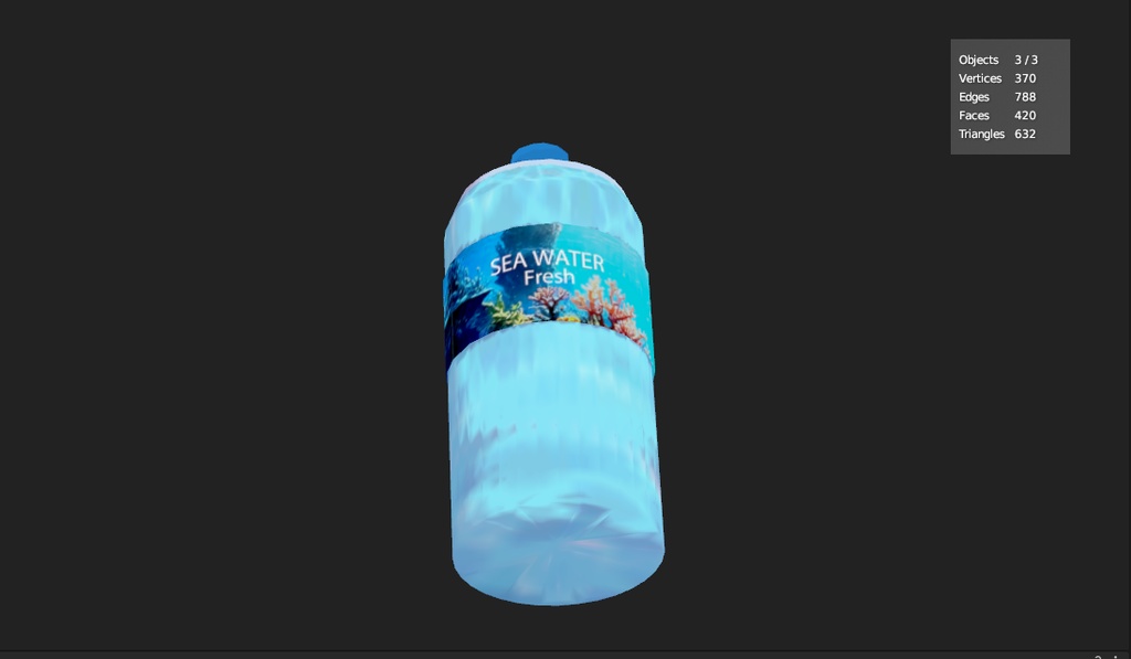 【VRChat】Bottle Of Water ペットボトル MA