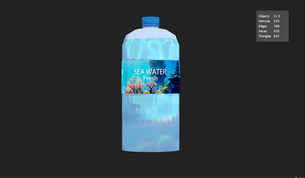 【VRChat】Bottle Of Water ペットボトル MA