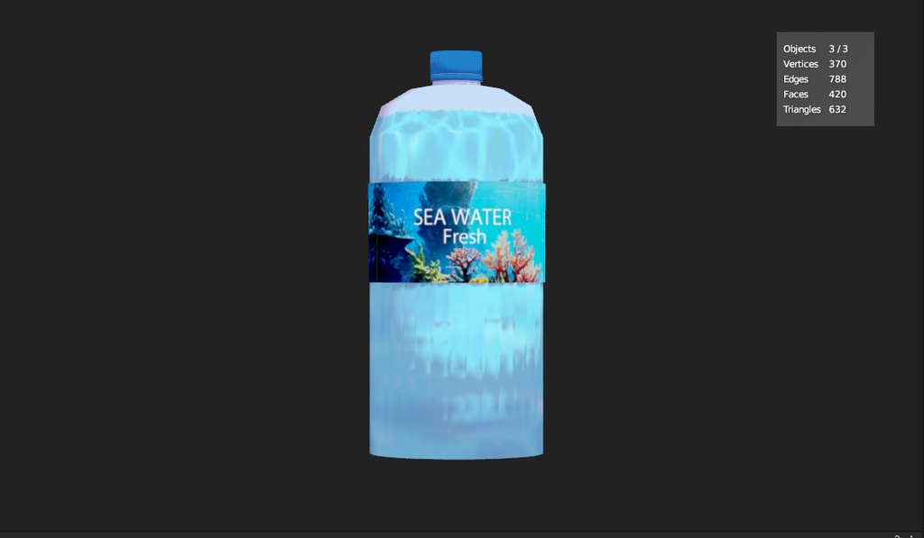 【VRChat】Bottle Of Water ペットボトル MA