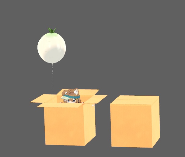 【3D Unity】段ボール箱