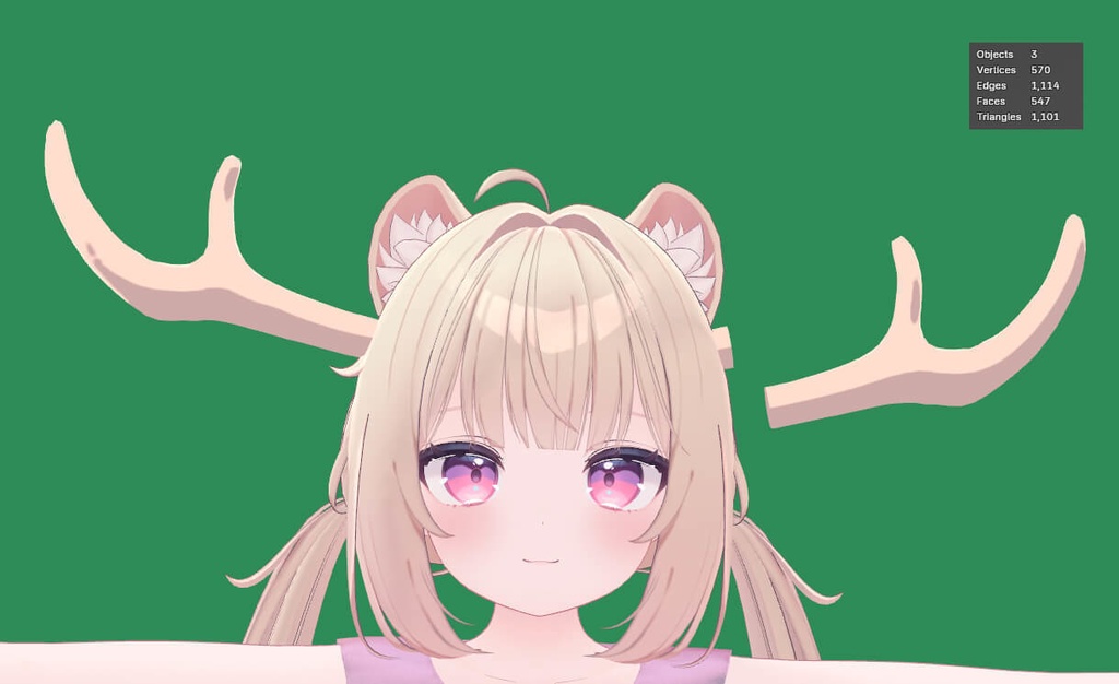 【VRChat】シカのツノ MA