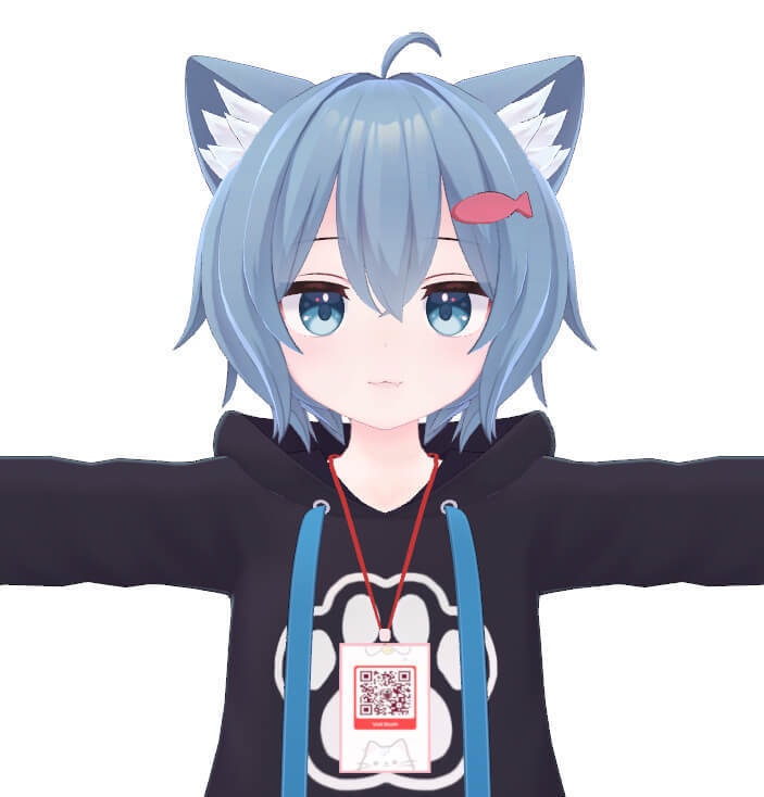 【VRChat】Necklace ID Badge Card MA Physbone