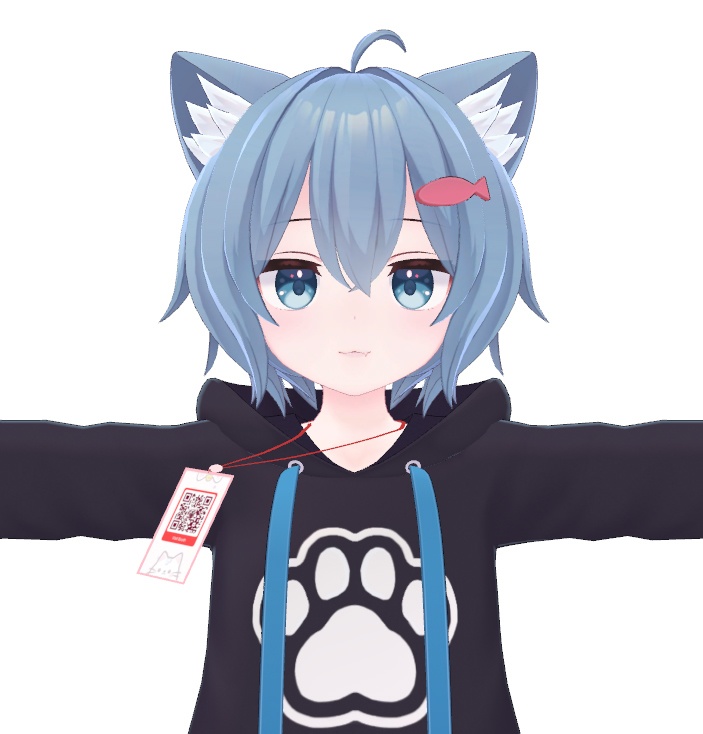 【VRChat】Necklace ID Badge Card MA Physbone