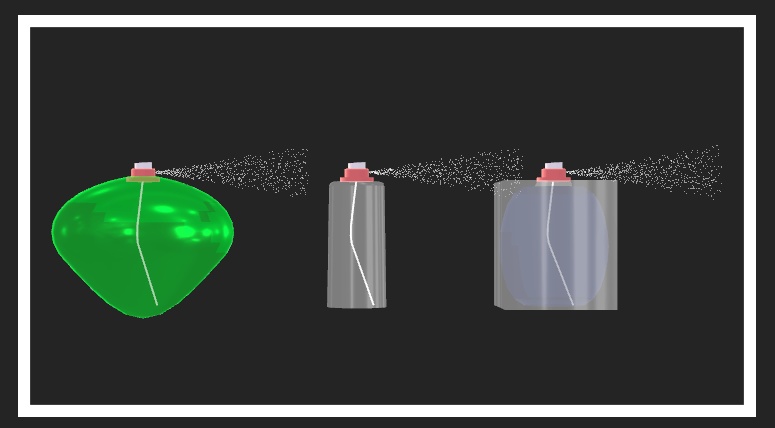【VRChat】 Perfume Spray Contact Spray Physbone