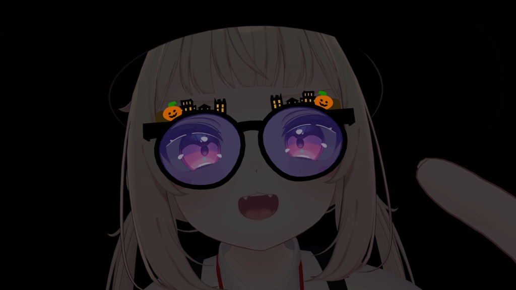 【VRChat】Glasses g-05 PC/Mobile MA Physbone