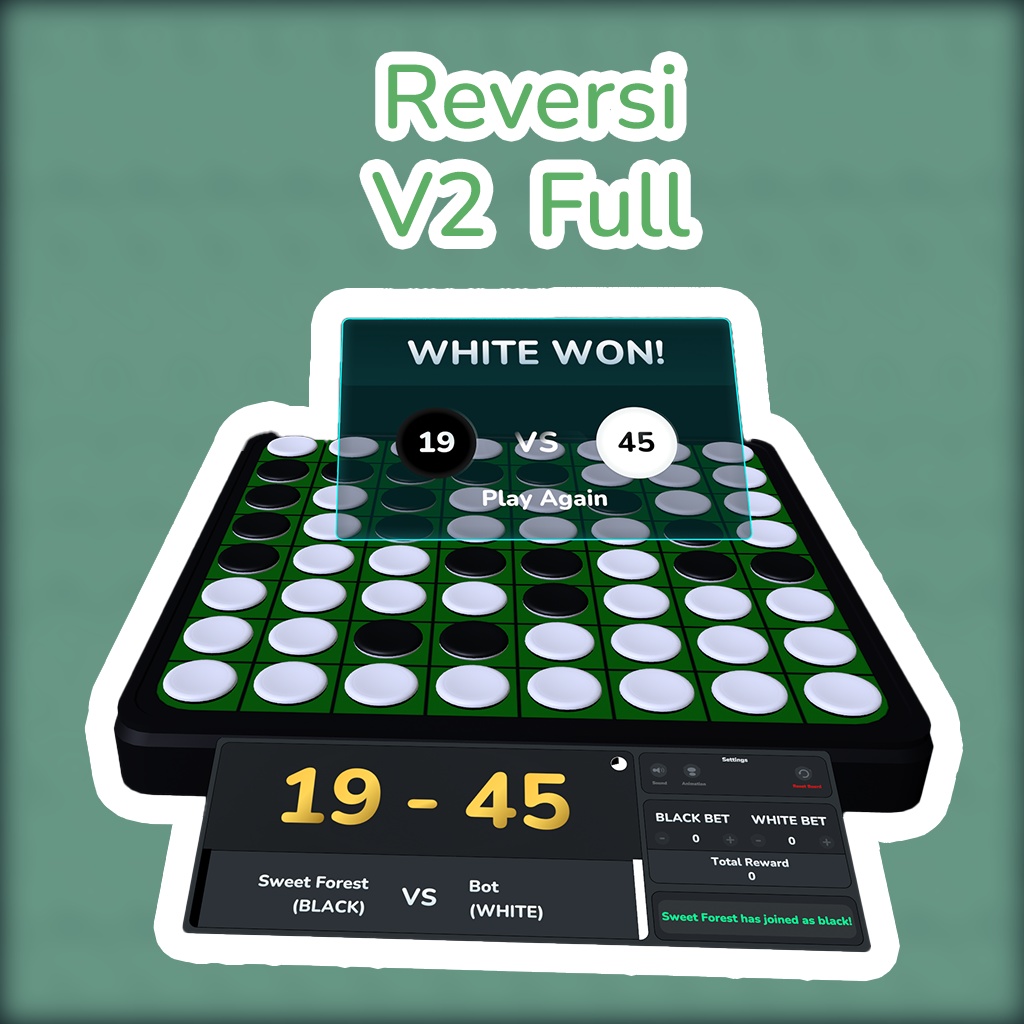 【VRChat】Reversi V2【UdonChips】