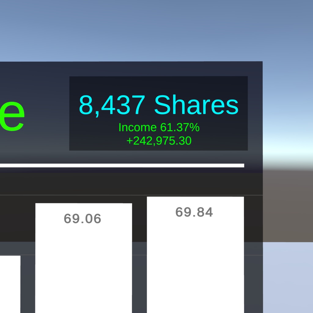 【VRChat】Stock Game 【UdonChips】