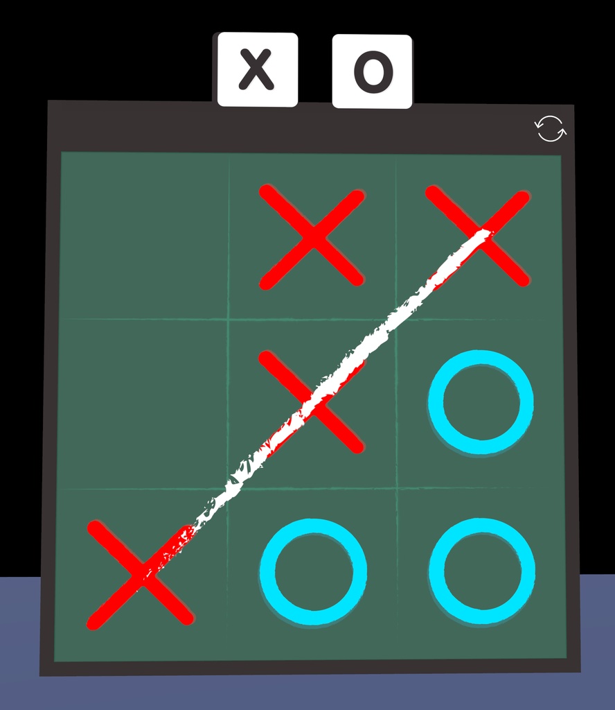 【VRChat】Tic Tac Toe | O X X O | マルバツ