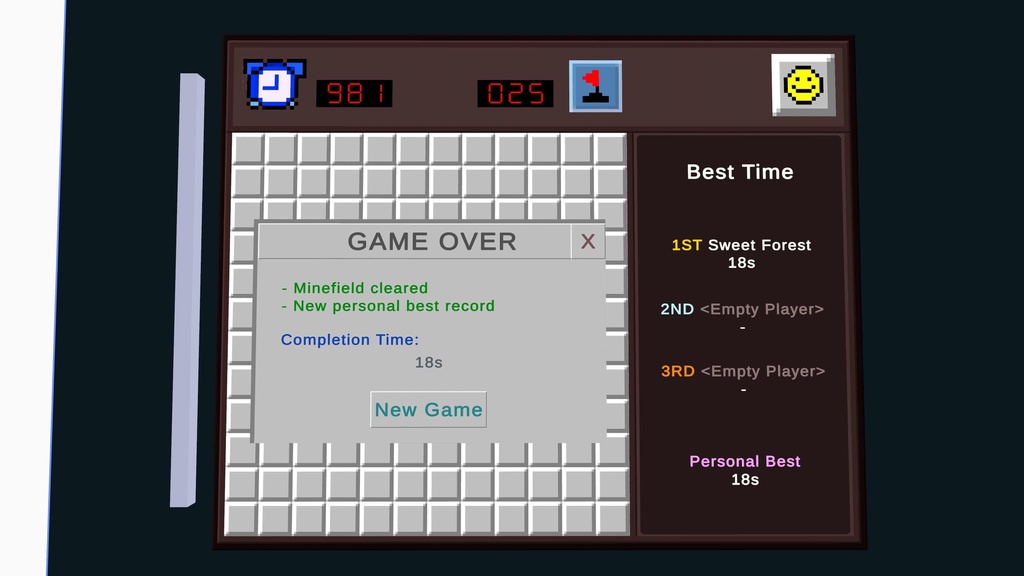 【VRChat】Boom Minesweeper Game