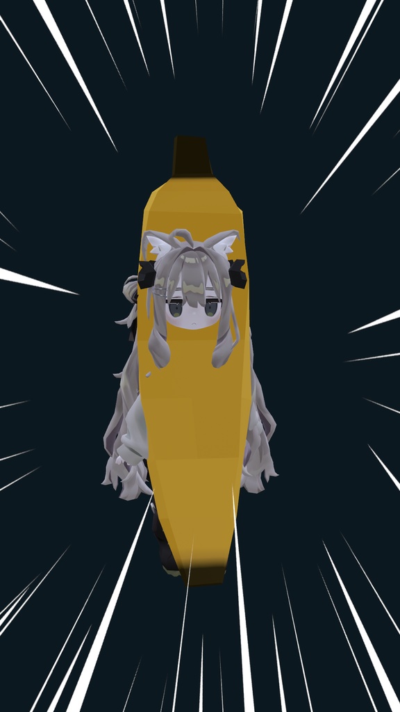 【VRChat】Lowpoly Banana