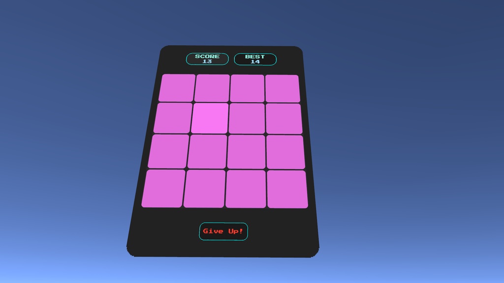 【VRChat】 Color Test Game