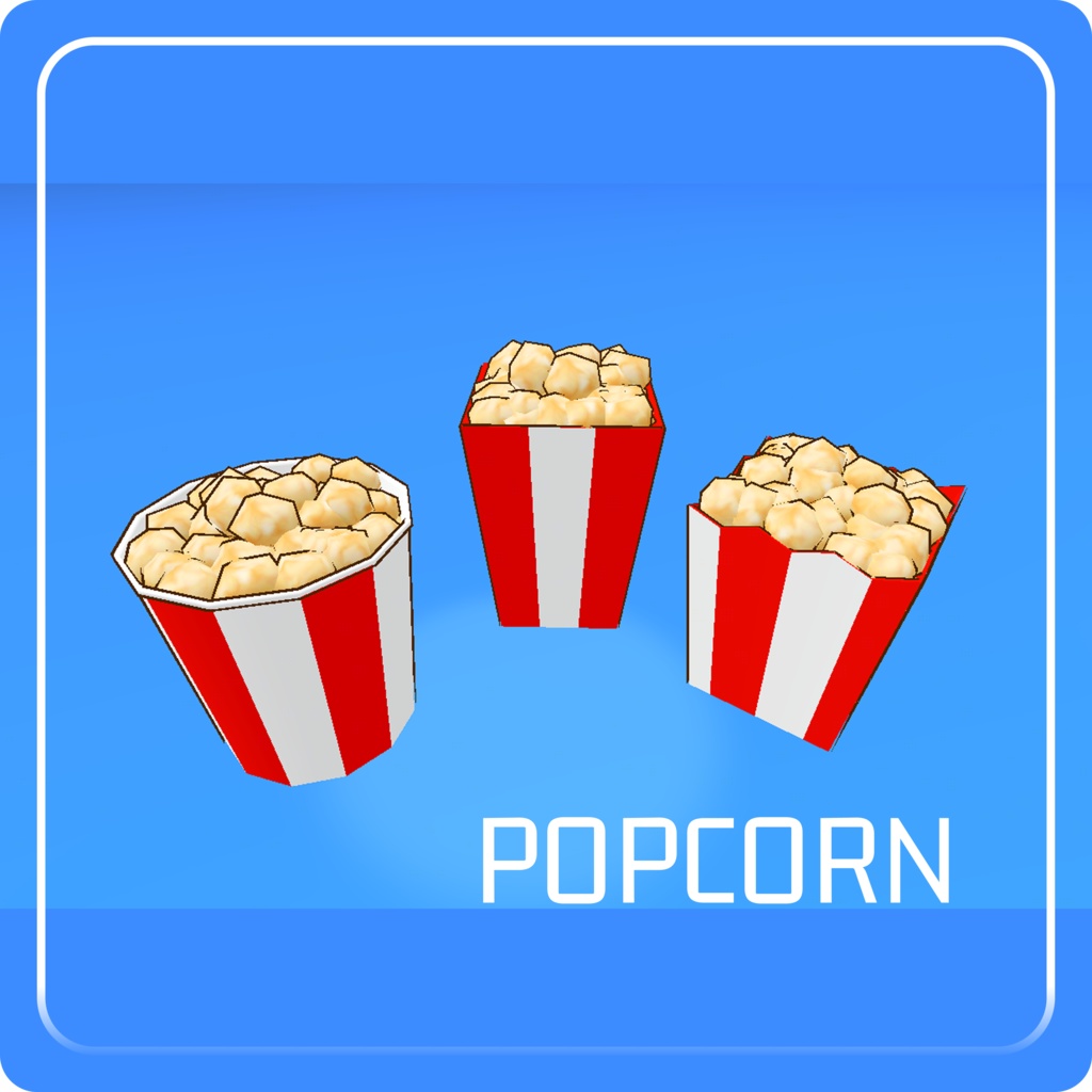 【VRChat】Popcorn ポップコーン [World/Modular Avatar]
