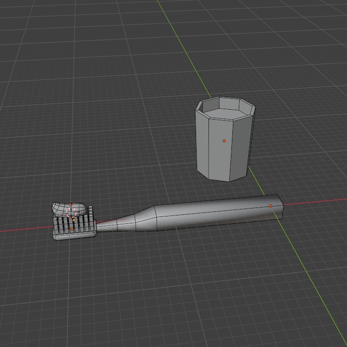 【3D Model】 Toothbrush