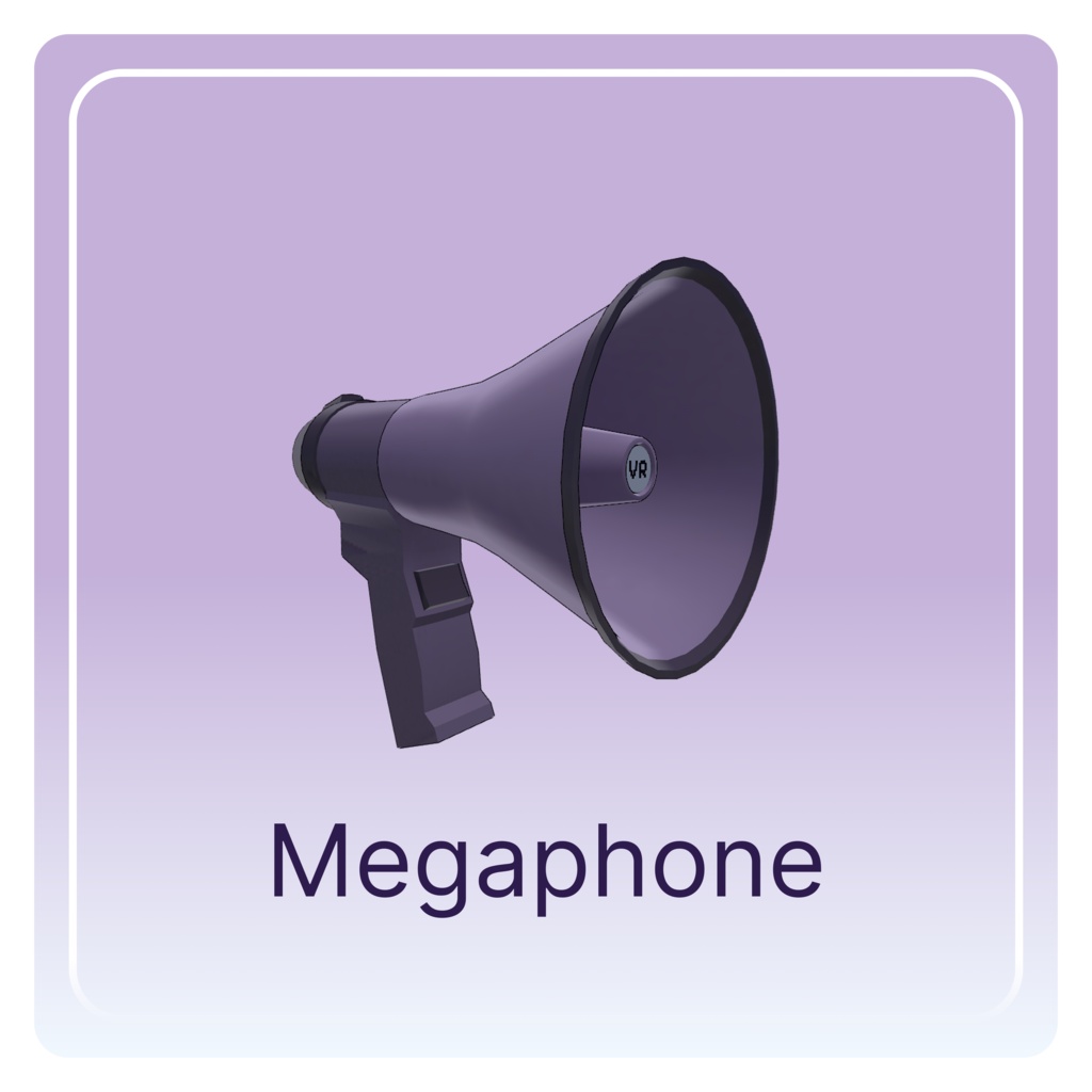 【VRChat】 Megaphone [World/Modular Avatar]