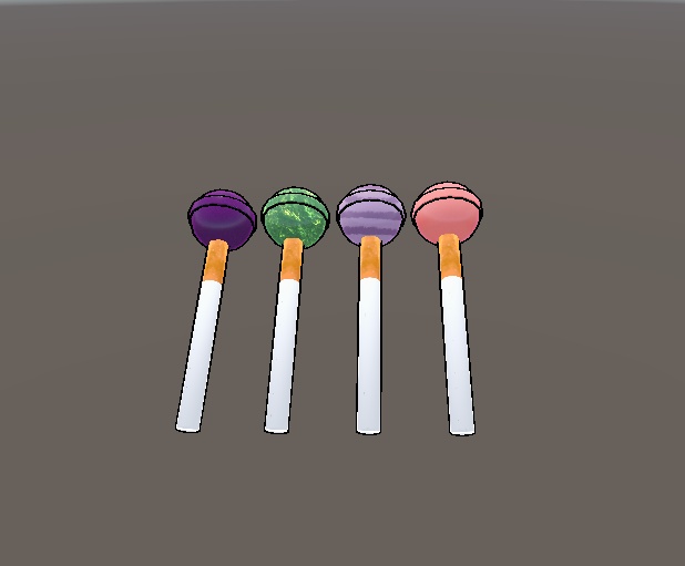 Candy Cigarette !? | キャンディタバコ !? 【Modular Avatar】